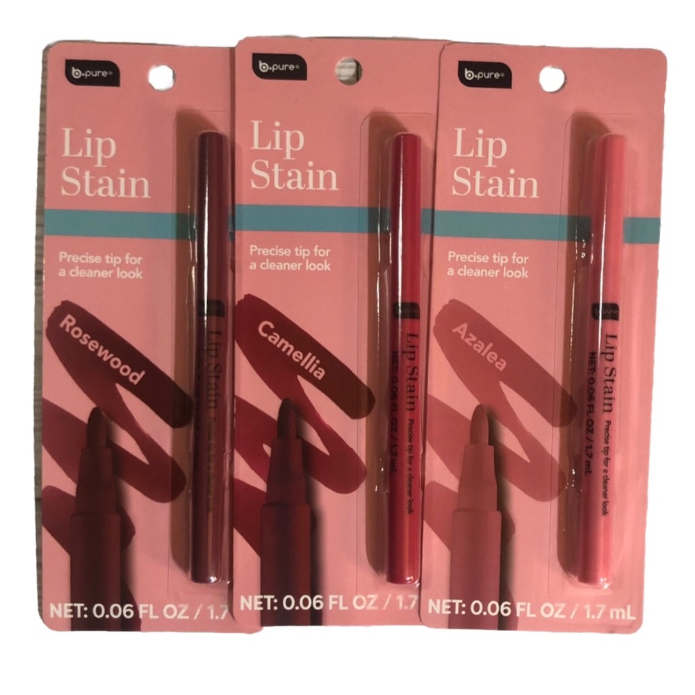 BPure Lip Stain Rosewood, Camellia & Azalea B.Pure B Pure B•Pure Trio (Set of 3)